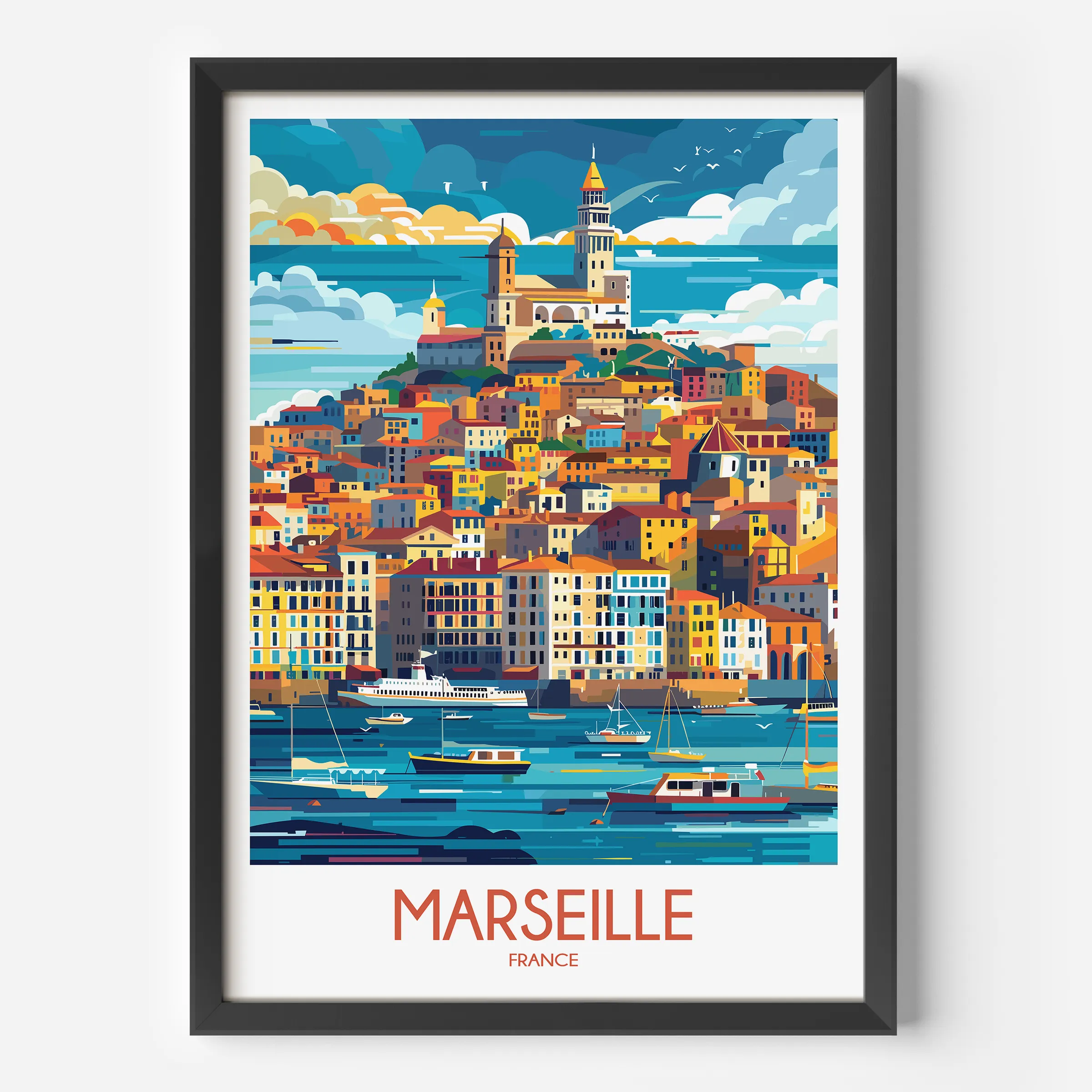 Marseille Minimalist Wall Art