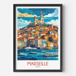 Marseille Minimalist Wall Art