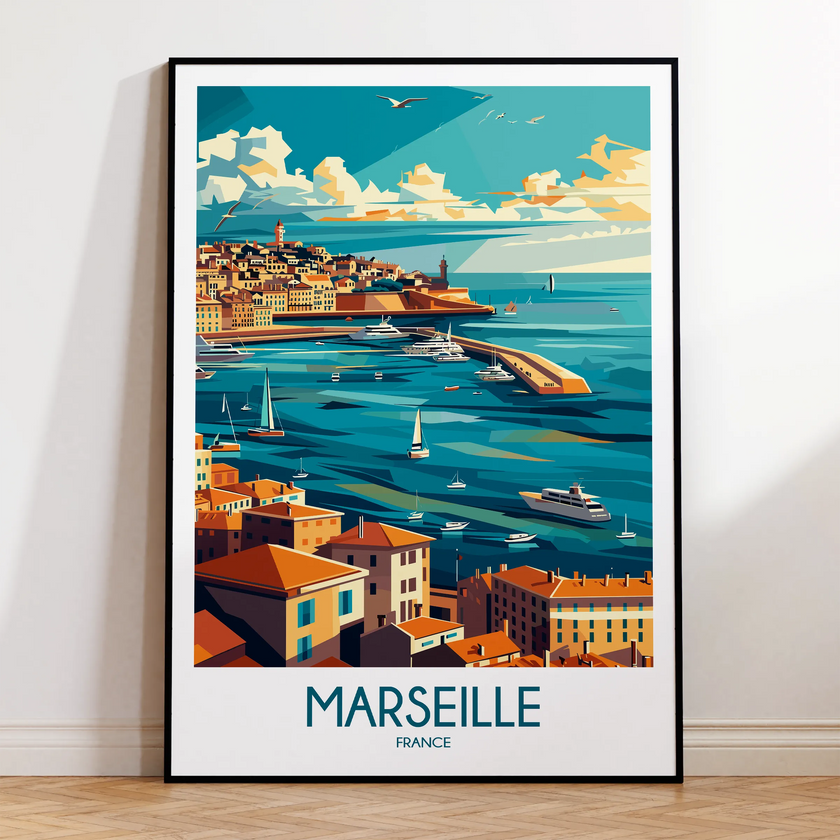 Marseille Scenic Landscape Art