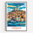 Marseille Scenic Landscape Art