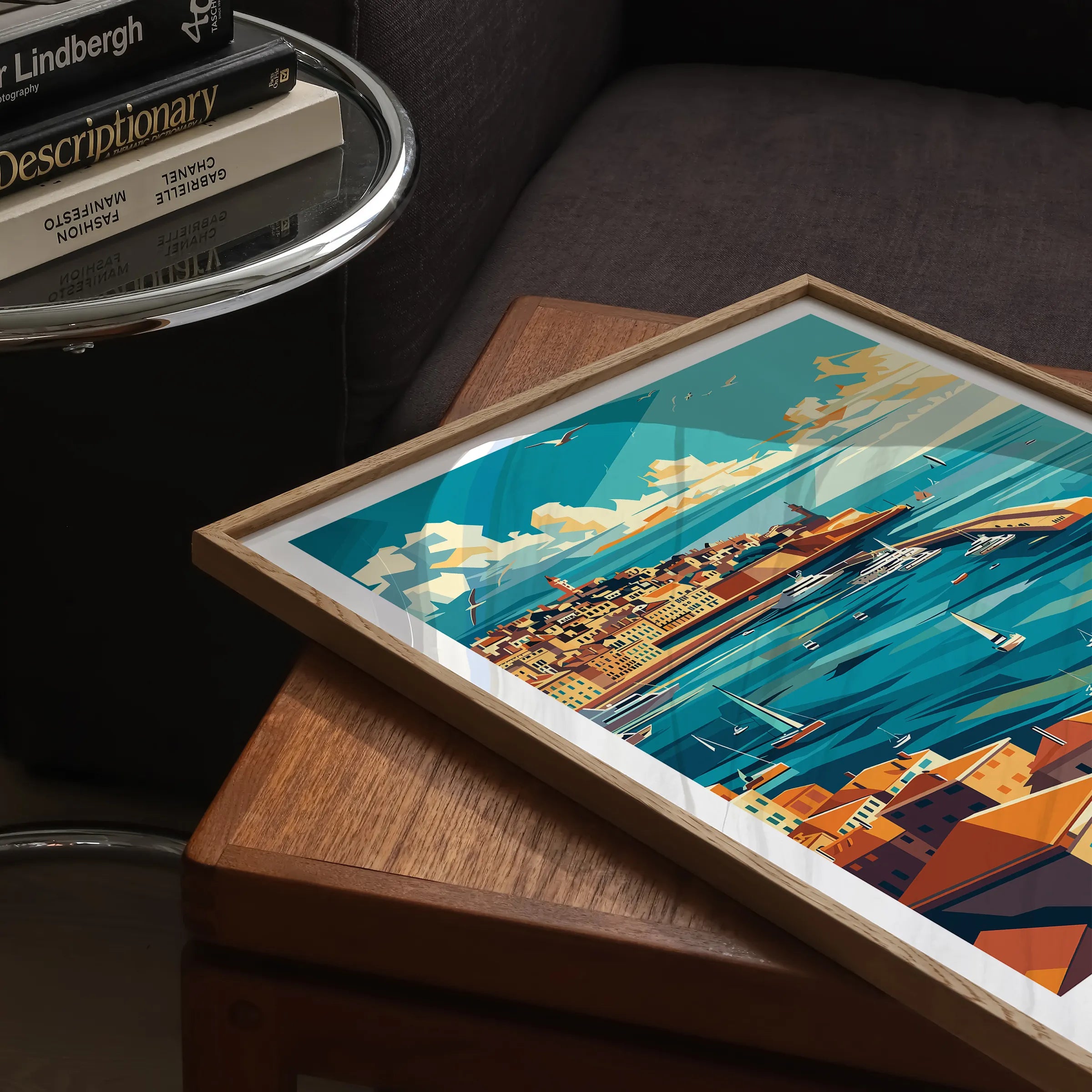 Marseille Souvenir Poster Print