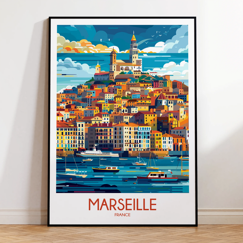 Marseille Travel Memory Gift