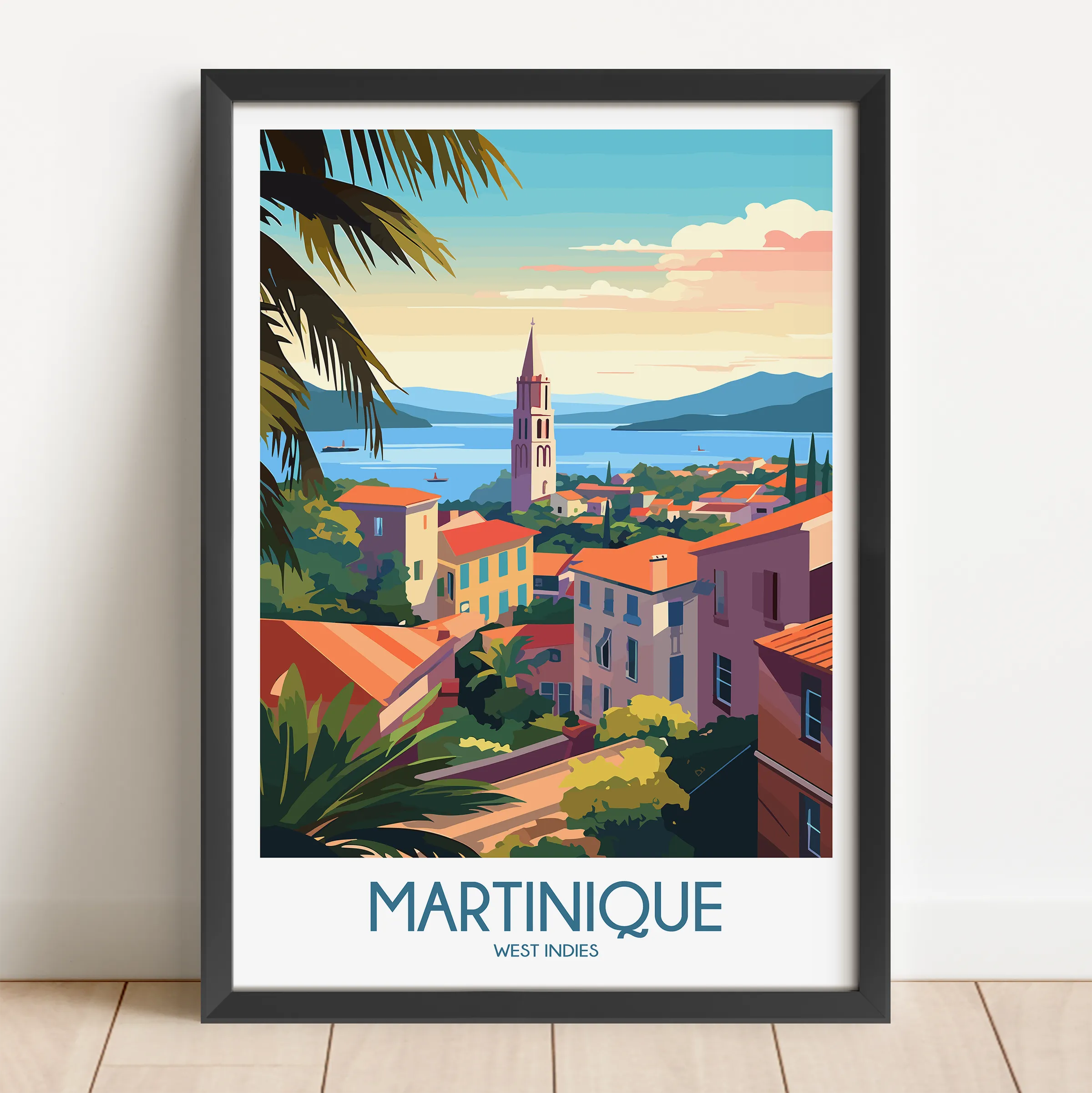 Martinique Destination Art Gift