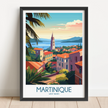 Martinique Destination Art Gift