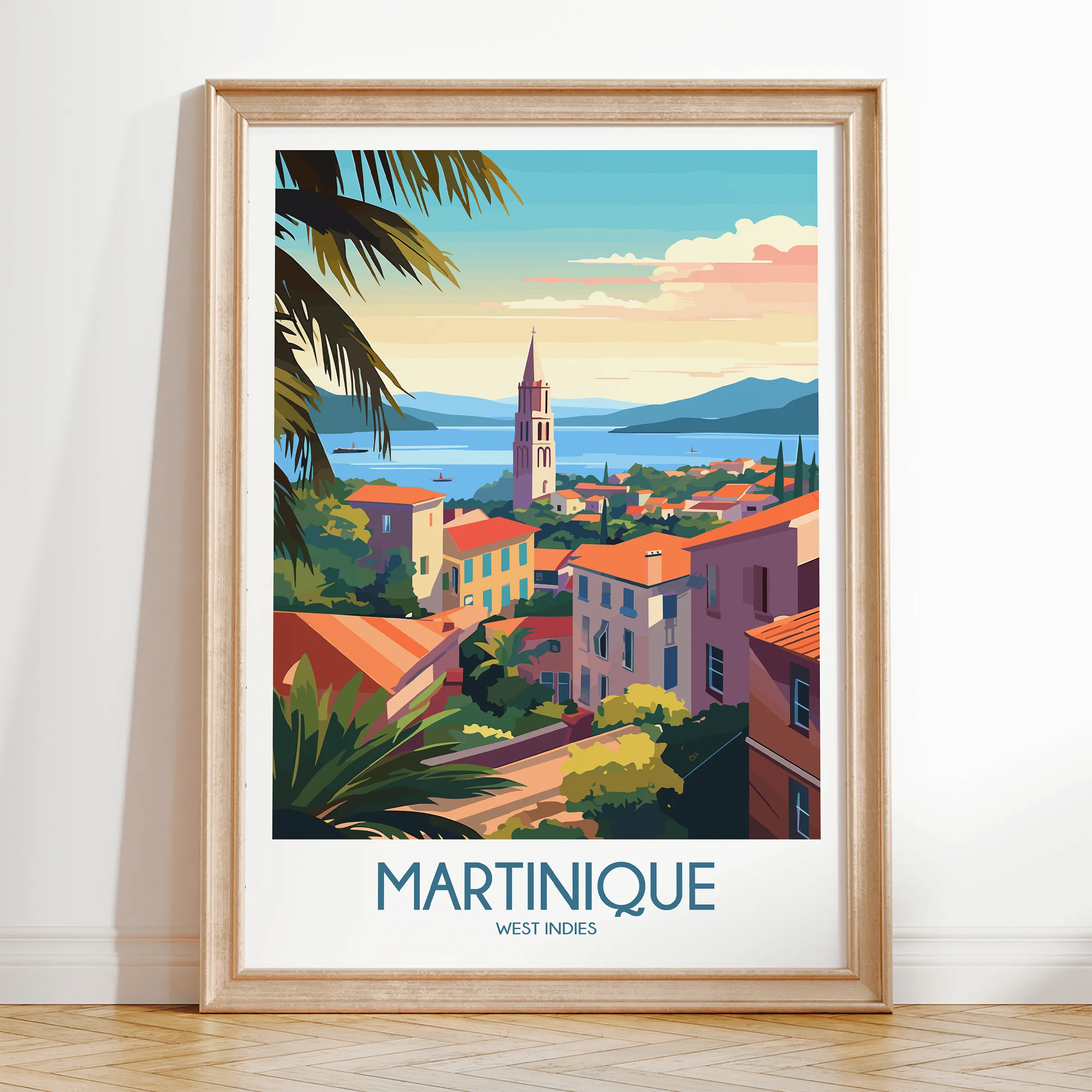 Martinique Souvenir Poster Print