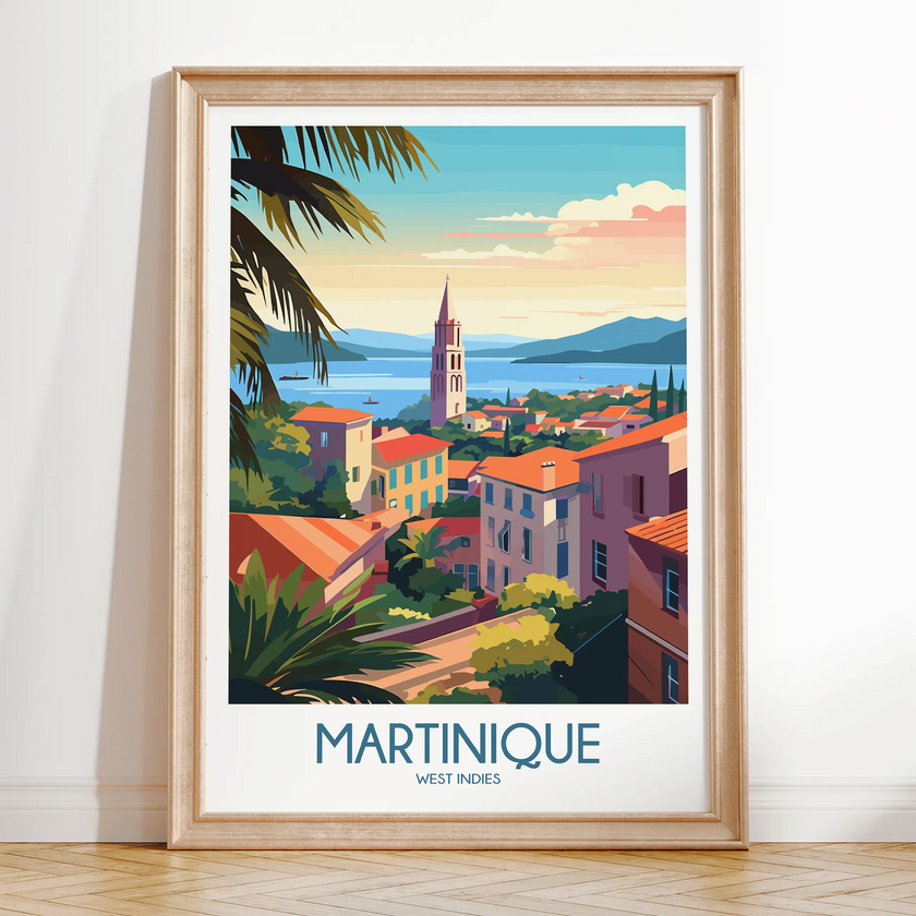 Martinique Souvenir Poster Print