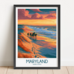 Maryland Minimalist Wall Art
