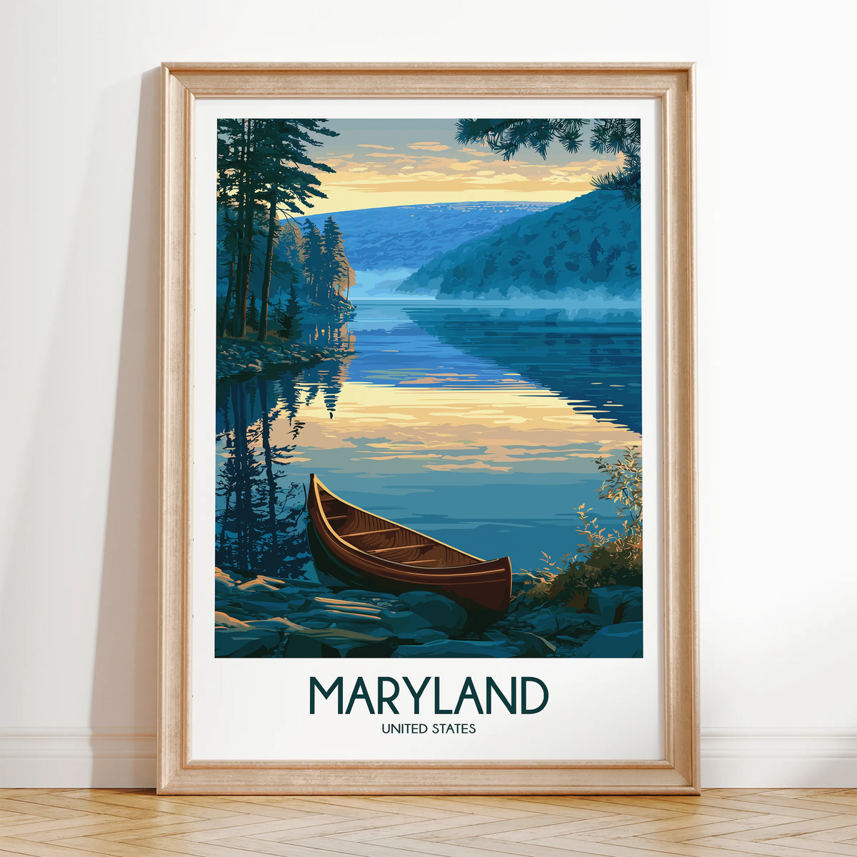 Maryland Souvenir Poster Print