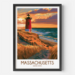 Massachusetts Destination Art Gift