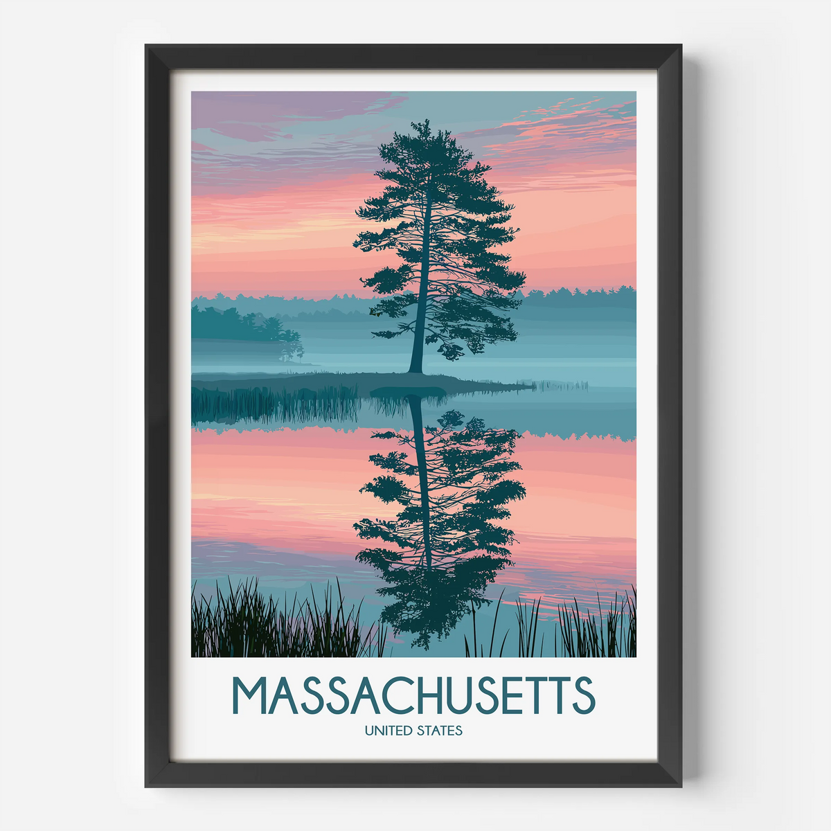 Massachusetts Gallery Quality Print