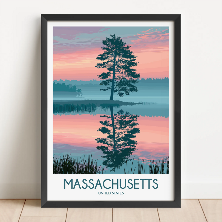 Massachusetts Travel Memory Gift
