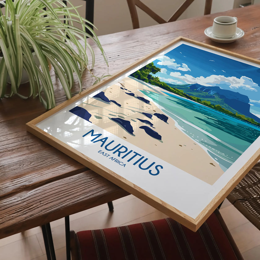 Mauritius Minimalist Wall Art