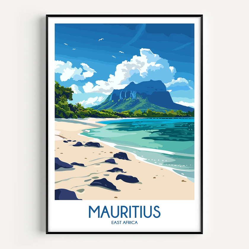 Mauritius Souvenir Poster Print