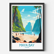 Maya Bay Destination Art Gift