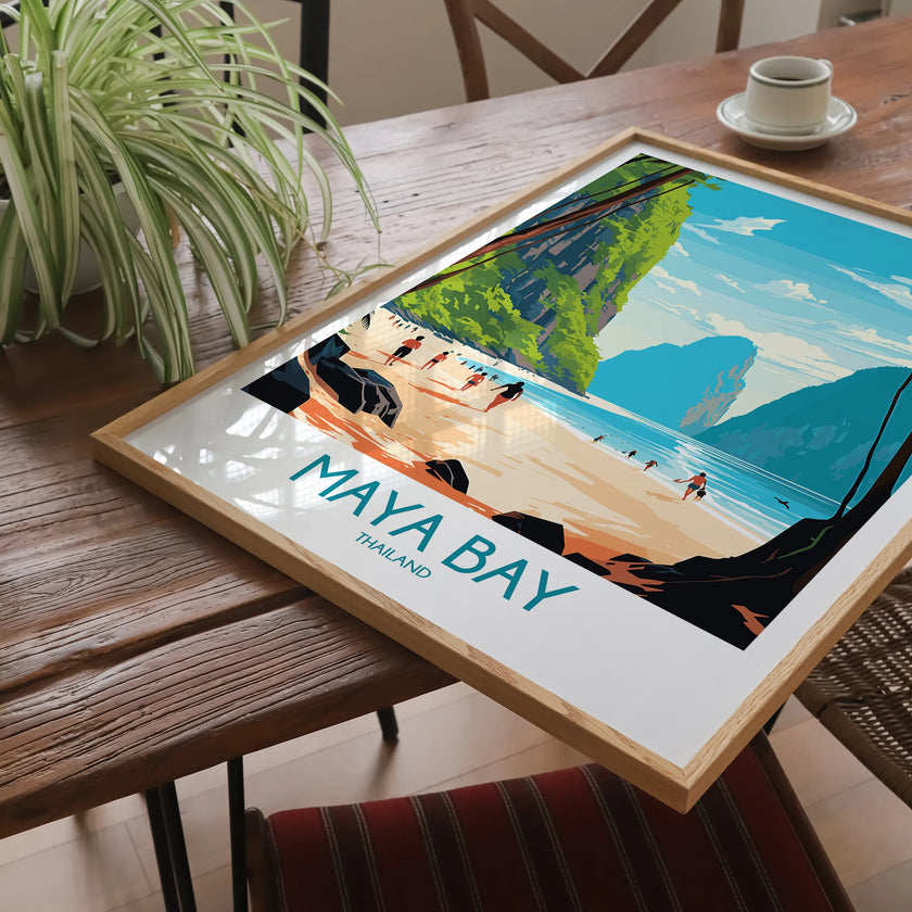 Maya Bay Souvenir Poster Print