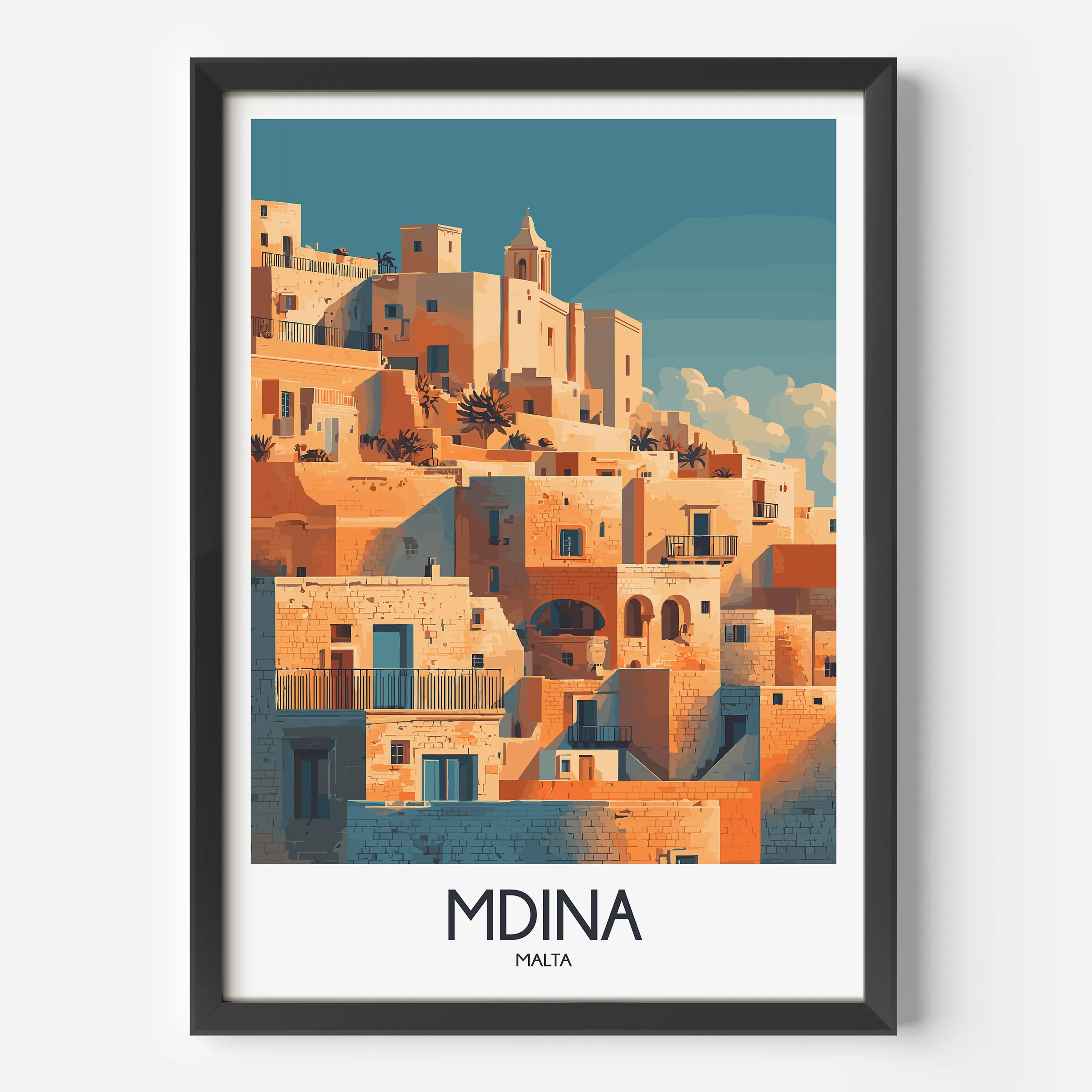 Mdina Souvenir Poster Print