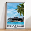 Medhufushi Island Souvenir Poster Print