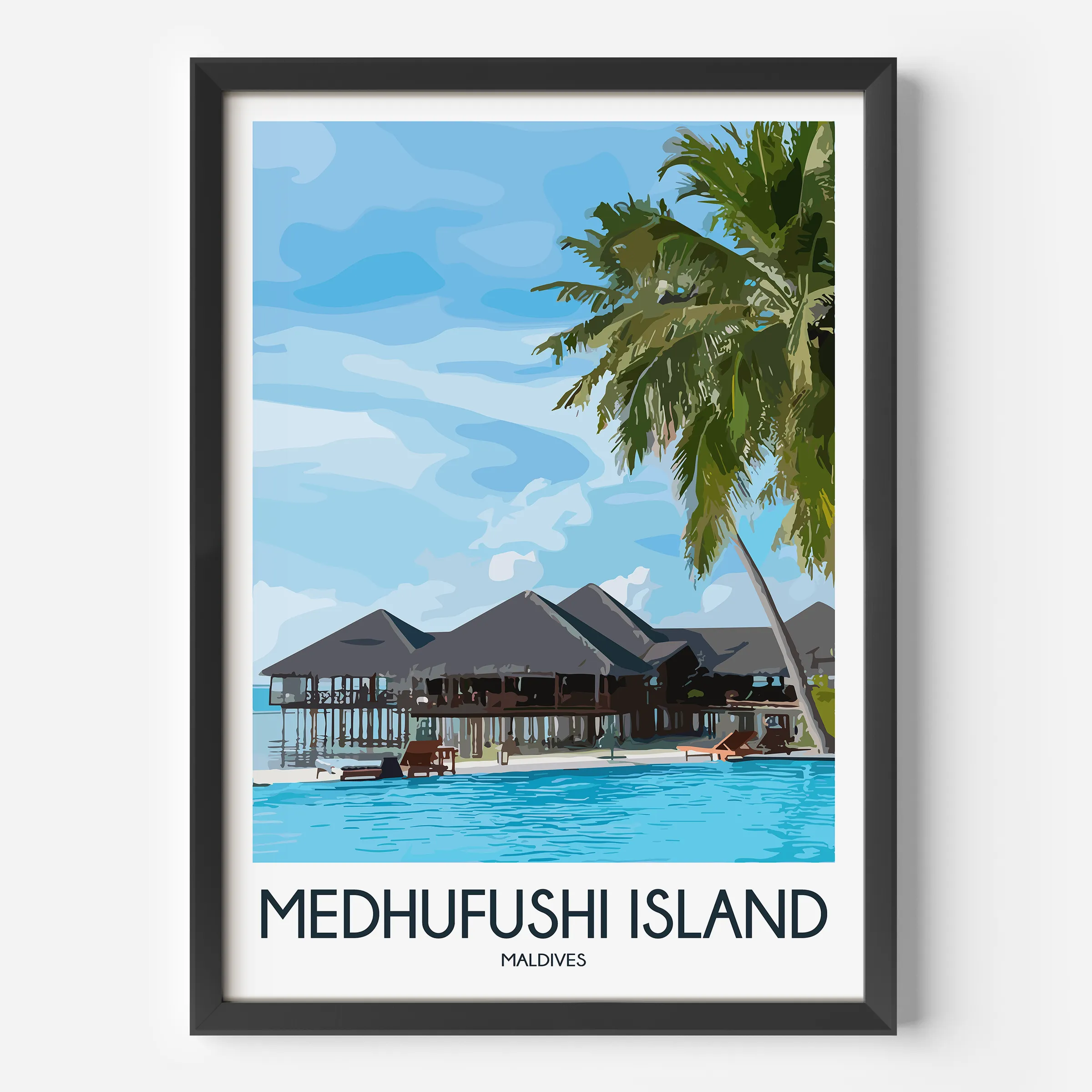 Medhufushi Island Travel Memory Gift