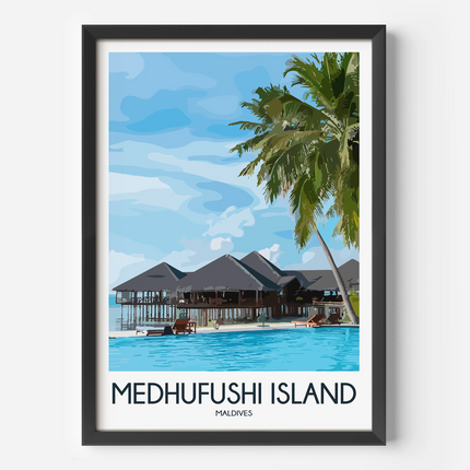 Medhufushi Island Travel Memory Gift
