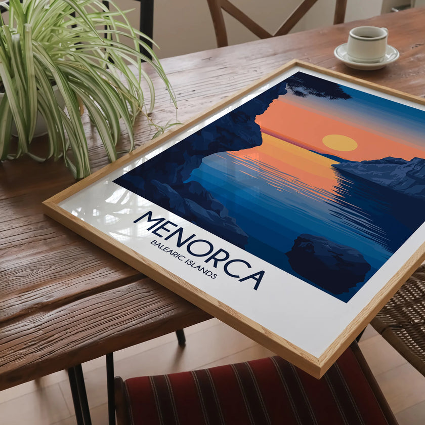 Menorca Minimalist Wall Art