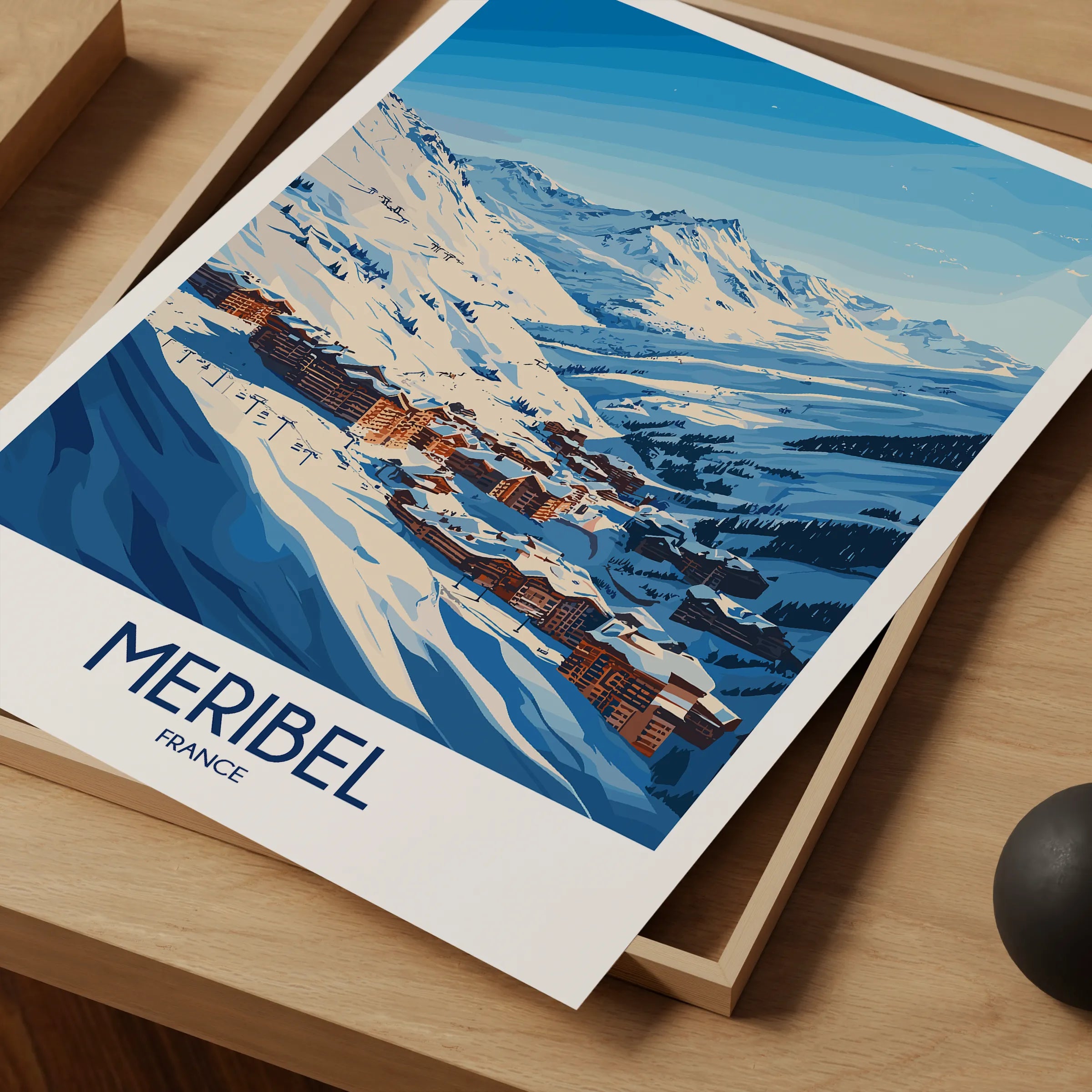 Meribel Destination Art Gift