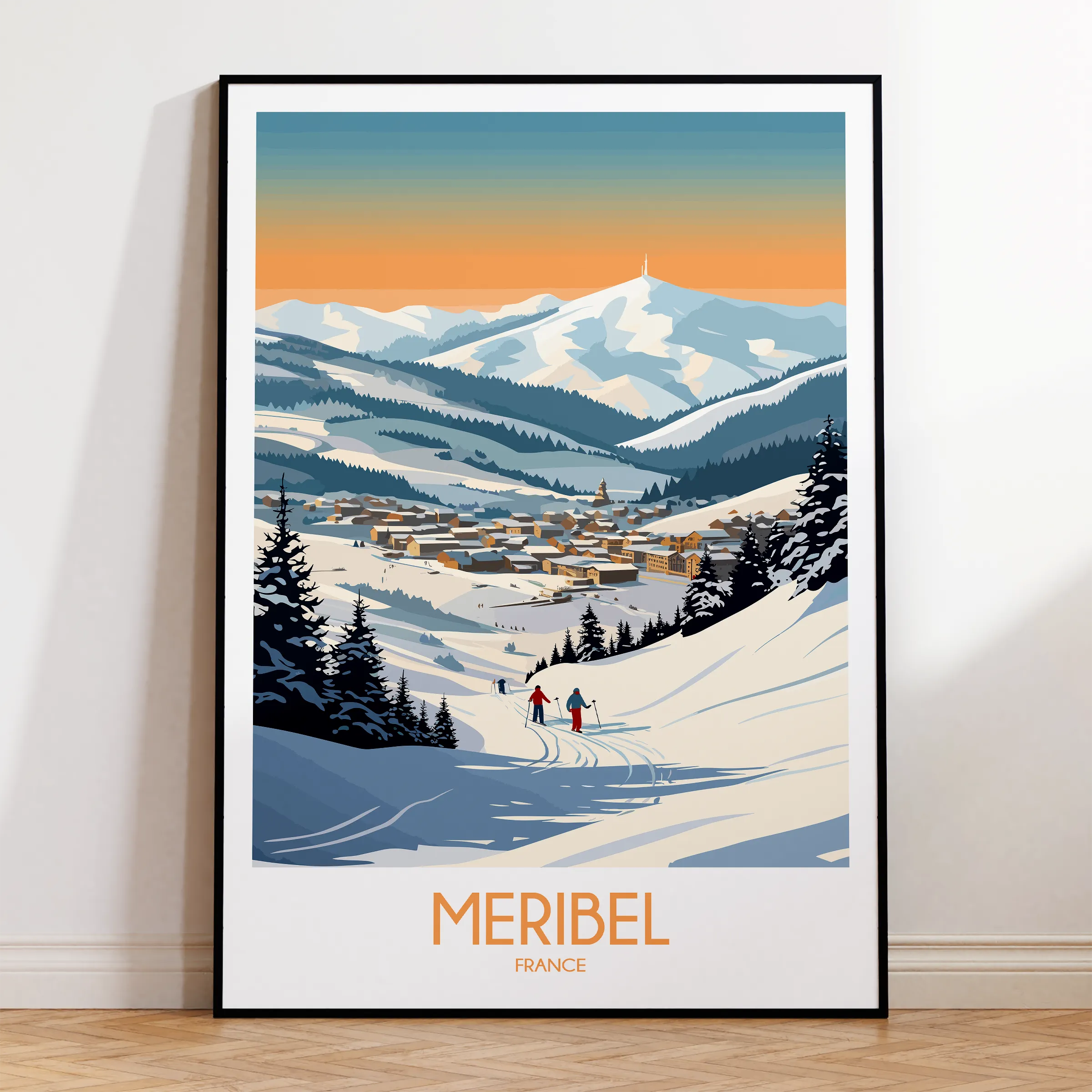 Meribel Destination Art Gift