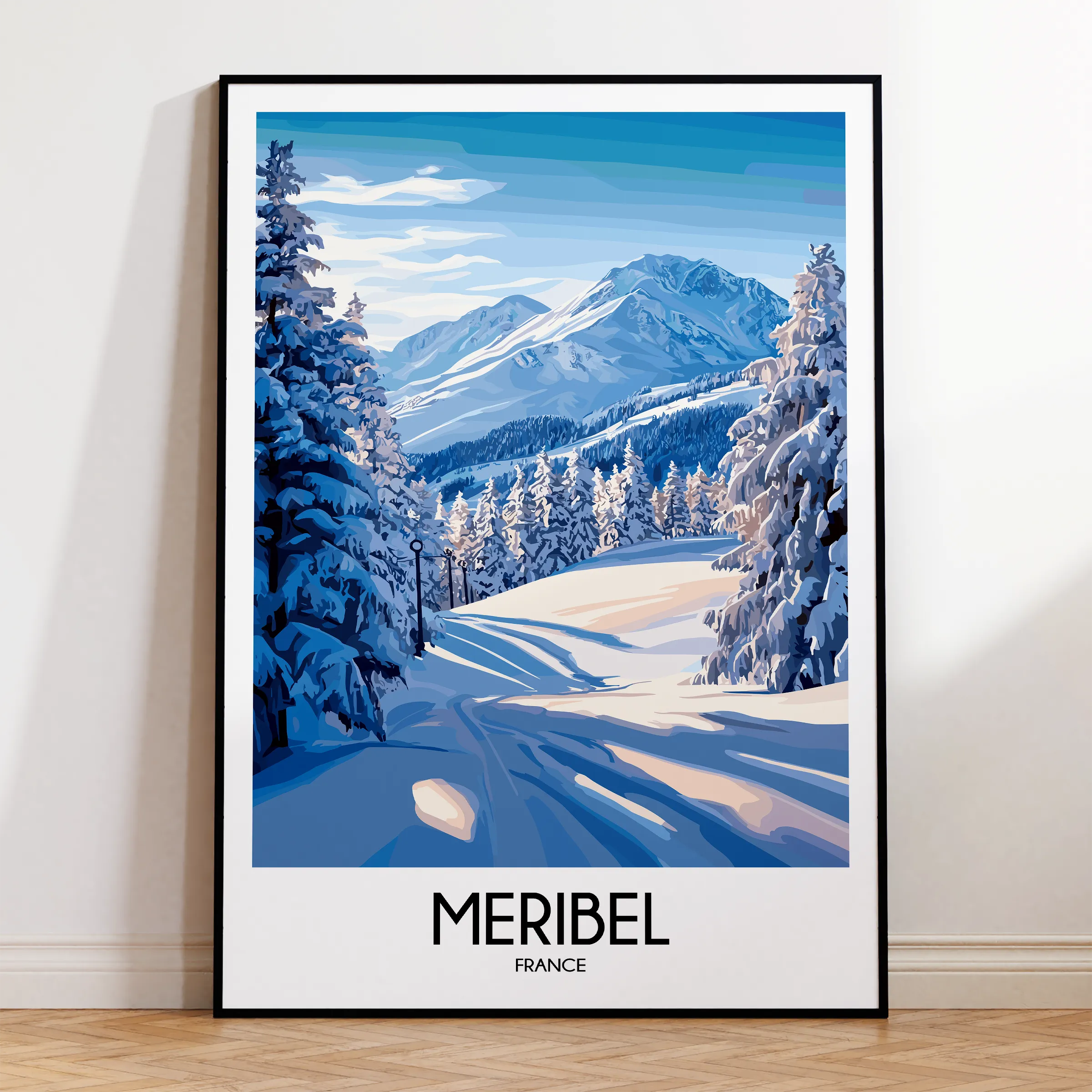 Meribel Destination Art Gift