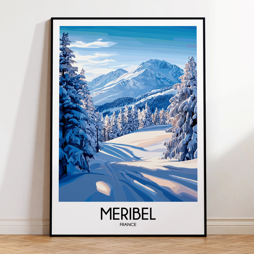 Meribel Destination Art Gift