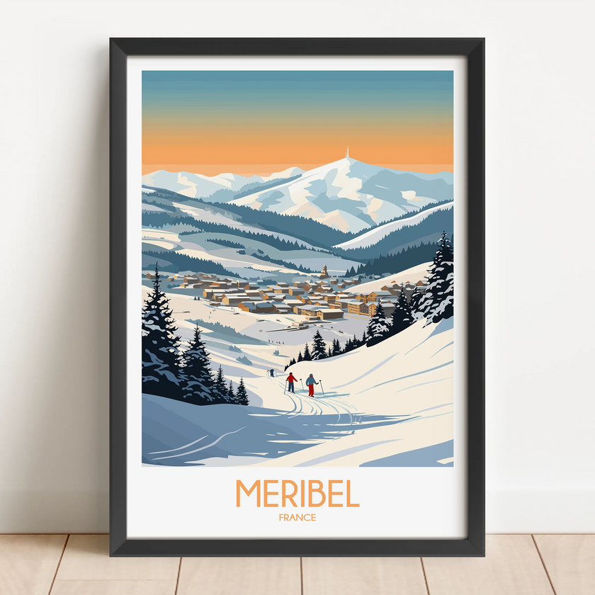 Meribel Minimalist Wall Art