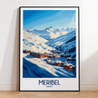 Meribel Modern Travel Poster
