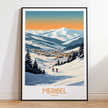 Meribel Modern Travel Poster