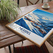 Meribel Retro Travel Illustration