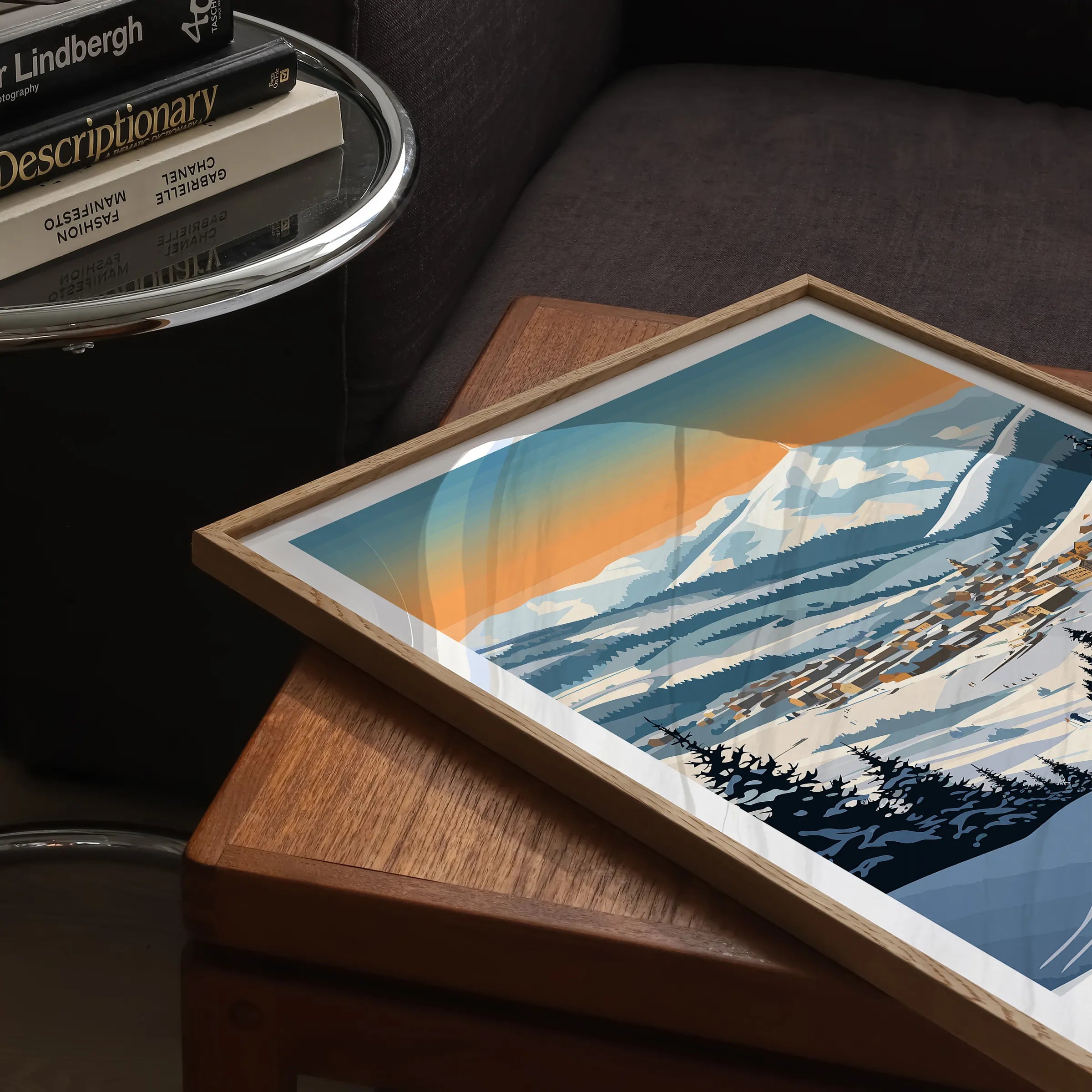 Meribel Scenic Landscape Art