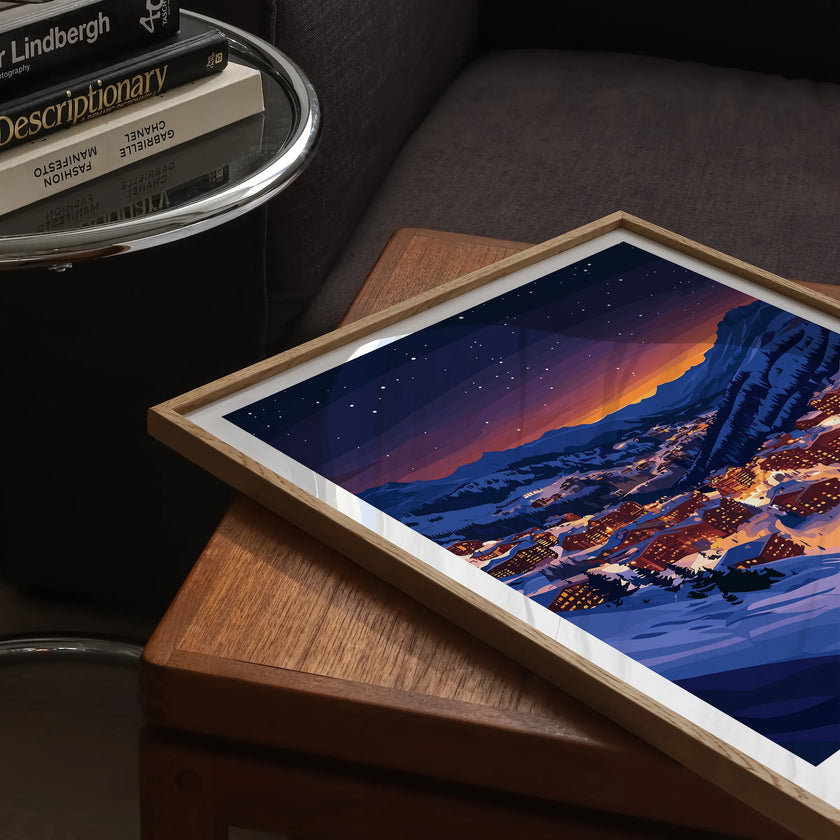 Meribel Scenic Landscape Art