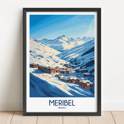 Meribel Scenic Landscape Art