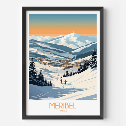 Meribel Scenic Landscape Art