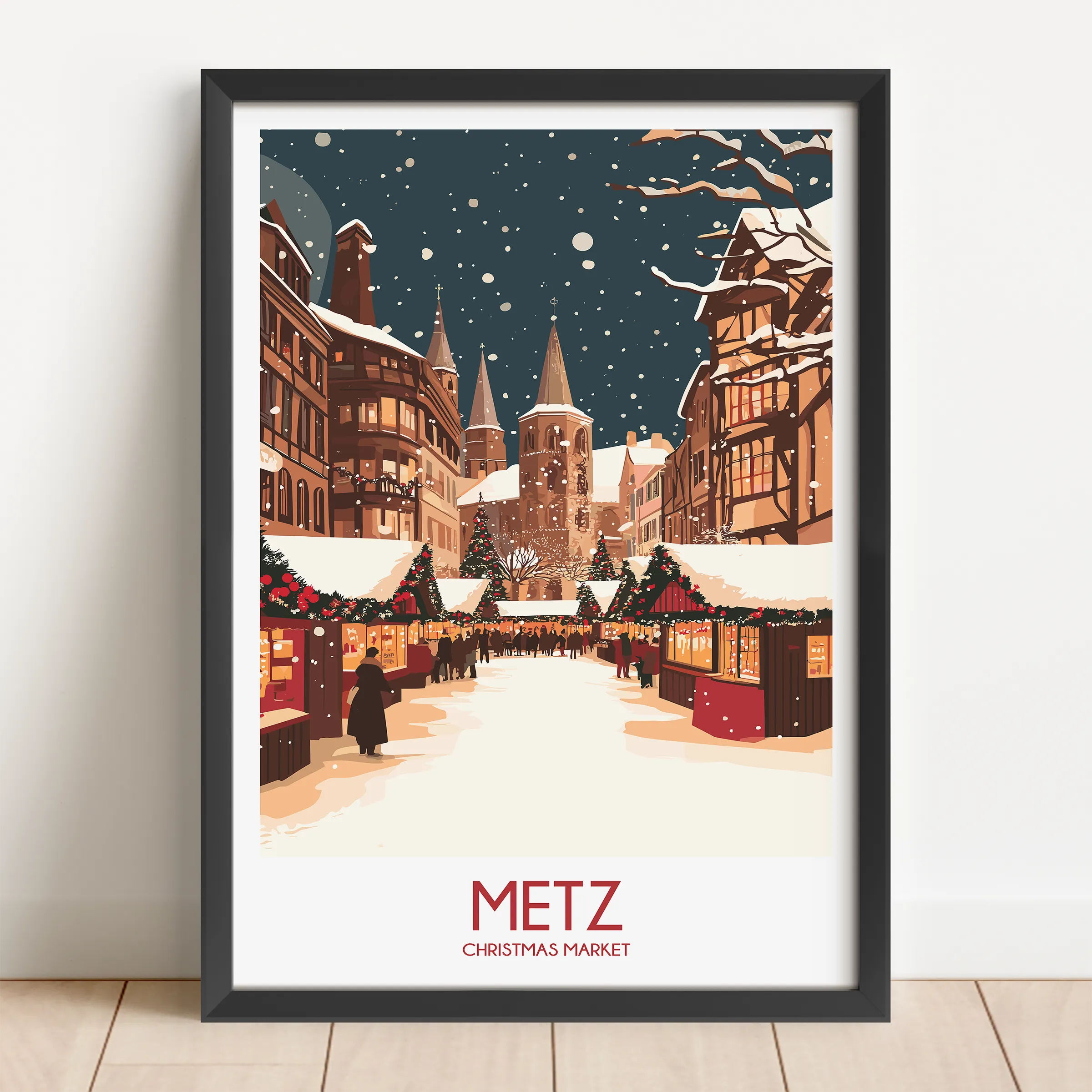 Metz Vintage Style Print