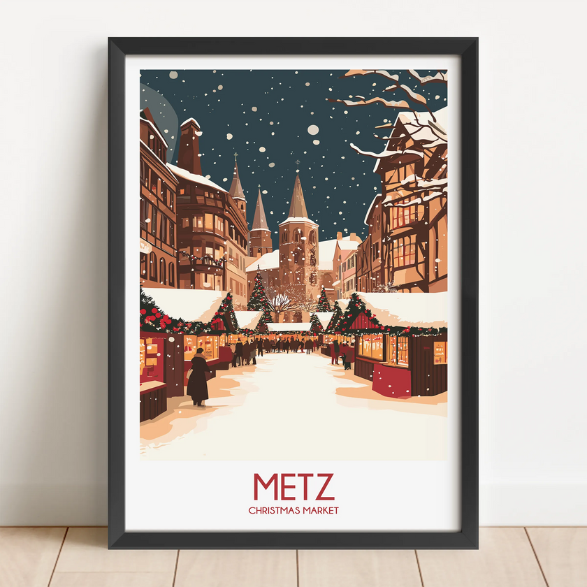 Metz Vintage Style Print