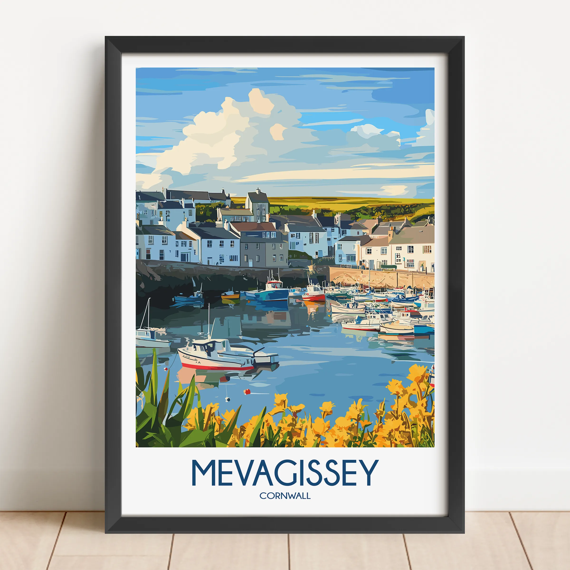 Mevagissey Destination Art Gift