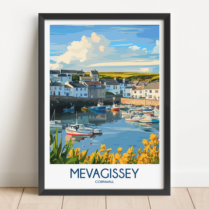 Mevagissey Destination Art Gift