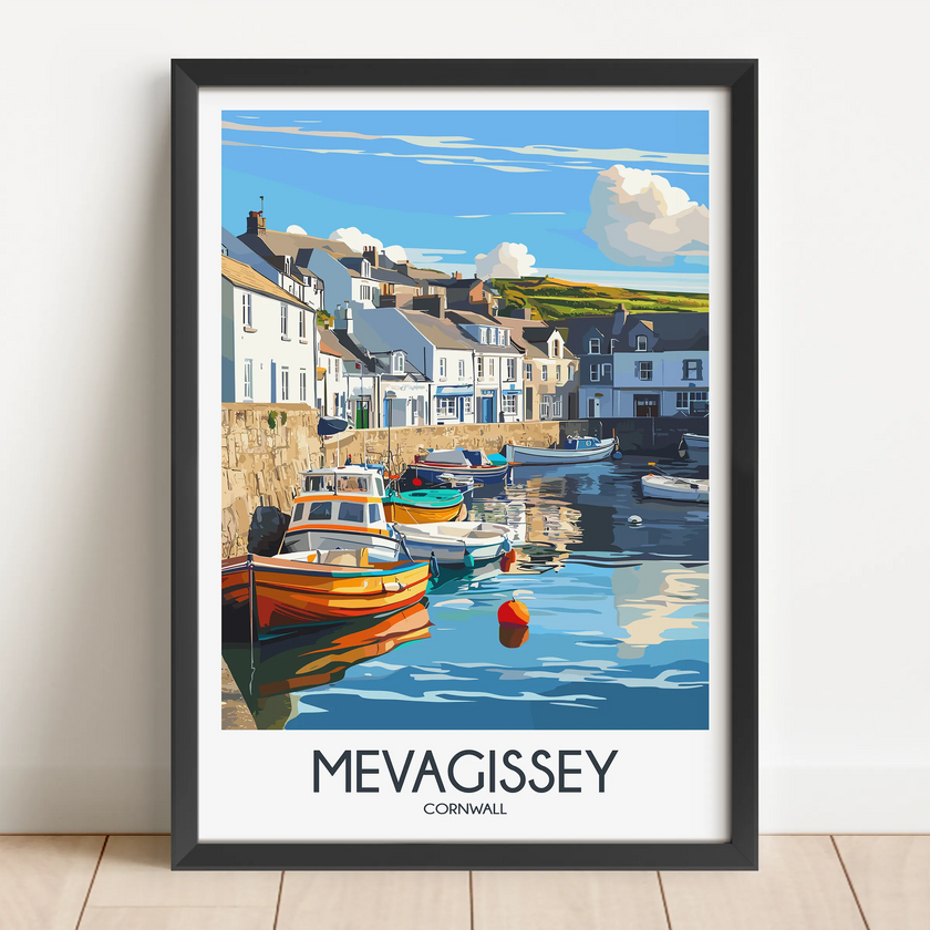 Mevagissey Destination Art Gift