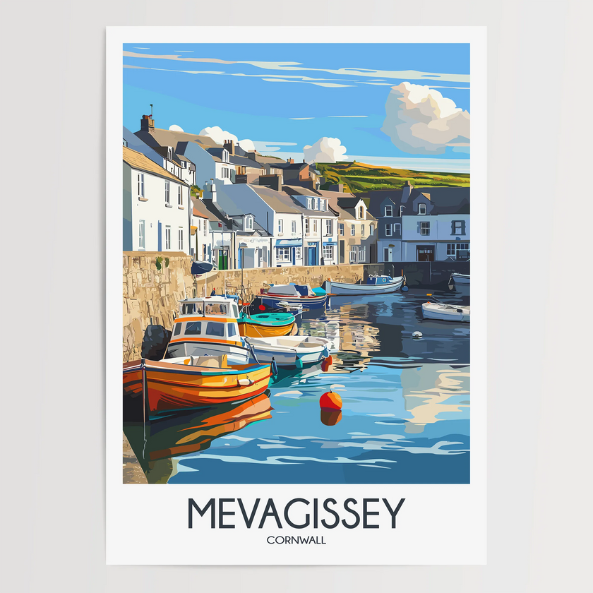 Mevagissey Minimalist Wall Art