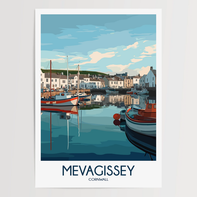 Mevagissey Minimalist Wall Art