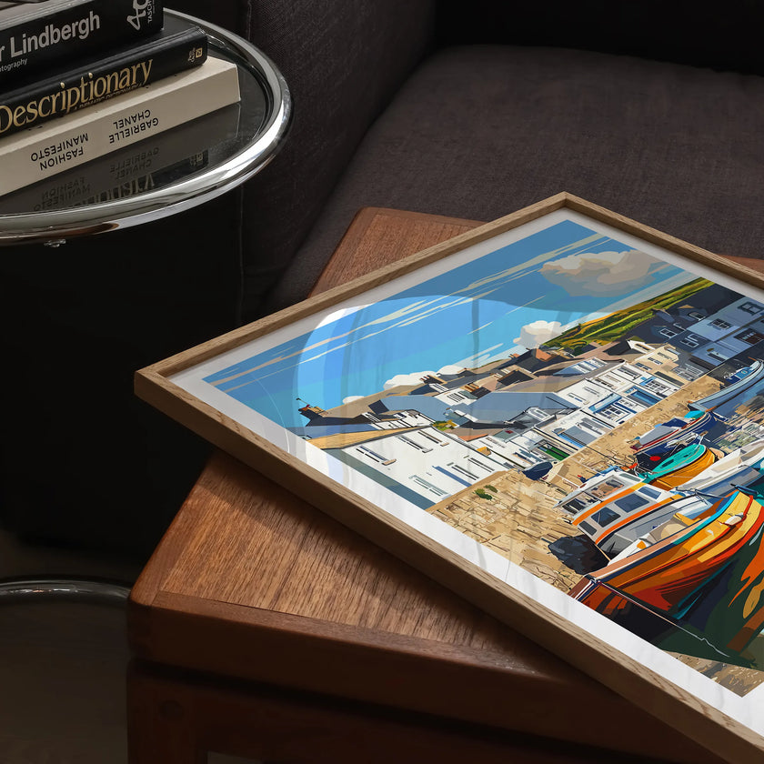 Mevagissey Modern Travel Poster