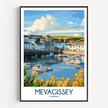 Mevagissey Modern Travel Poster