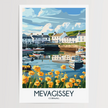 Mevagissey Souvenir Poster Print