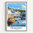 Mevagissey Souvenir Poster Print