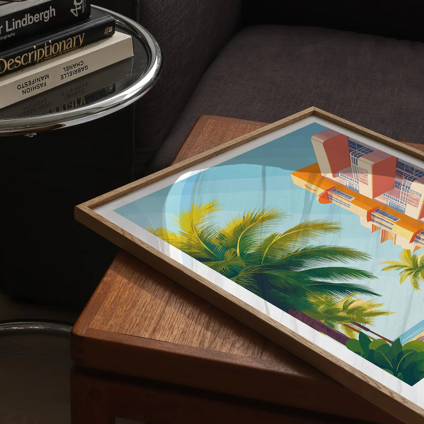 Miami Beach Destination Art Gift