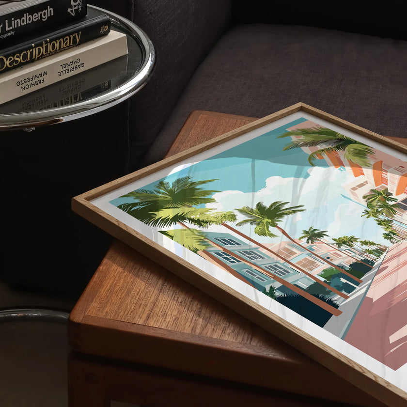 Miami Beach Home Office Decor