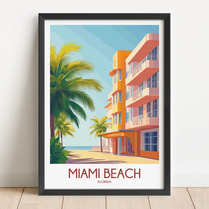 Miami Beach Travel Memory Gift